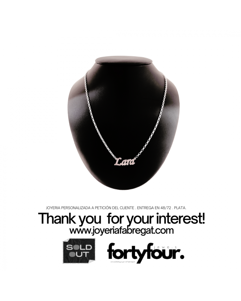 Collar Nombre Personalizado